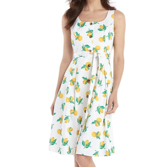 The Limited Lemon Grove Sleeveless Tie Waist Dress - Picture 6 of 6